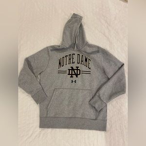 Mens Large Under Armour Notre Dame Sweatshirt